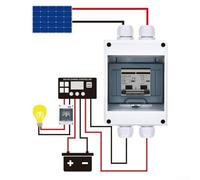 Solar Energy PV Disconnect Box DC1000V Circuit Breaker 6125A Interruptor de aislamiento de 2 polos para sistemas solares y eólicos atados a red (32A)