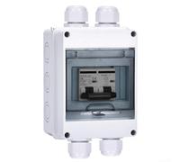 Solar Energy PV Disconnect Box DC1000V Circuit Breaker 6125A Interruptor de aislamiento de 2 polos para sistemas solares y eólicos atados a red (10A)