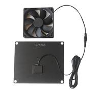 Solar Exhaust Fan, 30 W Ventilation Fan, Quiet Odor Removal, Weatherproof Cooling Appliance, Energy-Eficient Airflow Circulation, Ideal para Warehouse, Livestock Barn, and Outdoor Use