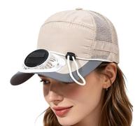 Solar Fan Hat | 3-Speed Heat Relief Shade | USB Rechargeable 1000mAh Solar Sun Hat with Digital Display | Ideal For Men Women Outdoor Beach Summer Fishing Hiking Golf Gardening