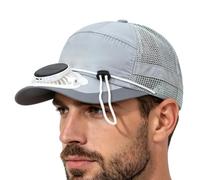 Solar Fan Hat | 3-Speed Heat Relief Shade | USB Rechargeable 1000mAh Solar Sun Hat with Digital Display | Ideal For Men Women Outdoor Beach Summer Fishing Hiking Golf Gardening
