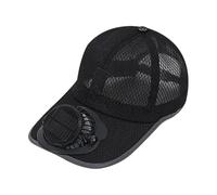 Solar Fan Hat - 9,84 pulgadas Solar Fan Sun Hat for Beach | Polyester Breathing Cap - Three Speed Airflow - USB Recargable Water Wicking Interior Protection is Ideal para el cambio de jardín de verano