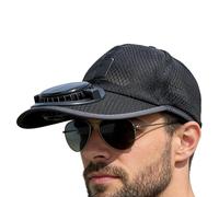 Solar Fan Hat, Cooling Breathable Comfortable, Adjustable Sun Hat with Built-in Solar Fan, Durabled Outdoor Gear with Lightweight Design, Summer Accessory Comfort, Supplies for Men