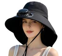 Solar Fan Hat - Cooling Sun Hat with Built-In Solar Powered Fan