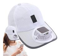 Solar Fan-Hat, Solar Powered-Hat with Fan, Cooling Sun-Hat
