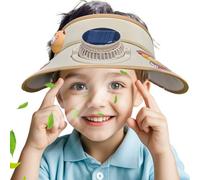 Solar Fan Hat - Wide Brim UV Protection Design, Built In Cooling Fan, Solar Powered Sun Visor, Portable Summer Headwear | Kids Sun Hat For Fishing Sports Picnic Camping Beach Pool