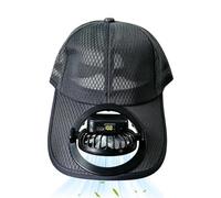 Solar Fan Hats for Men 3-Speed - - Sun Blocking Headwear USB Rechargeable |