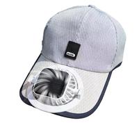 Solar Fan Headwear, Running Baseball Cap Sun Visor, Lightweight Outdoor Sports Hat with Cooling Fan, Breathable Protective Cap for Daily Beach Travel Running Fishing Camping Golf Gardening