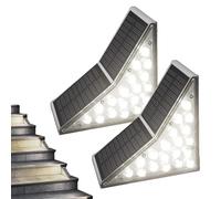 Solar Fence Lights Outdoor, Led Railing Lamp, Solar Deck Lights, Outdoor Step Lights, Solar Outdoor Lighting Solar Powered Fence Light Water-resistant Railing Lamp For Outside Yard Deck Garden