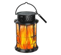 Solar Flame Lantern, Waterproof Patio Lights, 4.72x4.72x7.09 Inches Energy Efficient Decorative Lighting, Flickering Flame Lamps for Garden, Porch, Pathway, Tree, Backyard and Yard
