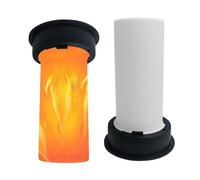 Solar-Flamme-Licht Außenbereich - 2er Set Solarflammenlichter Im Freien, Wetterfeste Automatiklampe, Solar Hausleuchte Für Wege, Einfahrten, Garten, Terraza, Hof, Pool