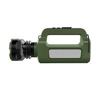 Solar Flashlight, Camping Flashlight Rechargeable, Sturdy Design, 8.9x2.89x4.02 inches Bright LED Light, High Power Spotlight Torch for Fishing, Electricity Outage, Outdoor, Home