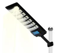 Solar Flood Light - 6500K LED Street Lights for Motion Sensor, Remote Control, Energy Saving Design with IP66 Waterproof, Security Lighting for Parking Lot, Pathway, Backyard