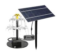 Solar Fountain - Mini Outdoor Water Pump Kit, Feature, Quiet Energy-Saving Waterproof Design Compact Size | Suitable for Tabletop Garden Pond Courtyard Balcony Wildlife Hydration Ornament De