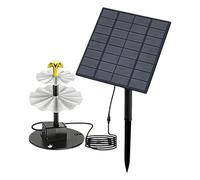Solar Fountain - Mini Outdoor Water Pump Kit, Feature, Quiet Energy-Saving Waterproof Design Compact Size | Suitable for Tabletop Garden Pond Courtyard Balcony Wildlife Hydration Ornament De