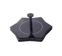Solar Fountain Solar Fountain Floating Solar Powered Water Fountain Pump Outdoor Decorative Fountain with LED Light and Anti-Blocking for Park Outdoor Garden