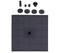 Solar Fountain, Solar Fountain Pump Monocrystalline Silicon Square Floating Outdoor Waterscape Fountain 7v 1.4w for Bird Bath, Garden, Pond, Pool, Outdoor