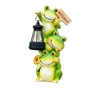 Solar Frog Lantern, Garden Animal Light, Outdoor Path Lamp, Waterproof Yard Decor, Solar Powered Night Illumination for Patio Lawn Courtyard Pathway Waterscape Backyard Landscaping Use Outdoor Light