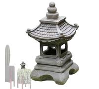 Solar Garden Lantern - Elegant Style Design, Durable ABS Housing, Ambient Soft Light Fixture, Easy Install Ground Stake Pathway Lamp | For Terrace Lawn Balcony Outside Spaces