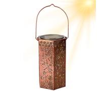 Solar Garden Lantern Lights, LED Outdoor Lanterns, Energy Saving Solar Powered Lights with Hanging Handle, Decorative Yard Decor for Backyard Courtyard Porch Farm Balcony Walkway Garage Illumination