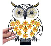 Solar Garden Lights, Metal Art Decor Lamp, Cute Waterproof Wall Hanging Light, Fence Pathway Porch Balcony Lighting, Yard Park House Decoration Use, Birthday Housewarming Party 9.84x9.05inch