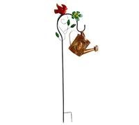 Solar Garden Lights, Watering Can Lamp, Outdoor Path Lighting, Metal Hanging Decor, for Courtyard Patio Lawn Yard Outside Garden Pathway Fence Trees Landscape Night Decoration Solar Powered 89cm