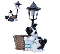 Solar Garden Statues, Animal Shape Outdoor Decorations with Lights, Waterproof Patio Lawn Porch Ornaments for Home, Birthday, Christmas, Holiday Decor