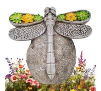 Solar Garden Statues - Dragonfly Decor, Waterproof Outdoor Lighting