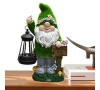 Solar Gnomes Decor - Synthetic Resin, 16x8x2.5cm, Outdoor Gnomes, Cute Landscape Path Lights | Garden Statues For Christmas, Mother's Day, Valentine's Day, Backyard, Lawn, Patio, Home Decoration