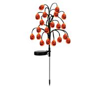 Solar Halloween Lights Outdoor - Solar Tree Stump LED Outside Stake Lights