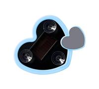 Solar Heart Car Lights - LED Neon Window Lamp | Heart-Shaped Interior Ambient Light for Car, Truck, SUV, Sedan | Decorative Automotive Lamp for Night Drive, Travel, and Party Mood