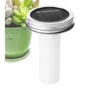 Solar Jar Lights - 4.45x2.76x2.76in Outside Waterproof Lids, 600mAh Battery Capacity Device, 12 LED Lamp Beads, Fairy Garden Landscape Outdoor Illumination | Wide Mouth Sun Powered Charm Accessory Cre