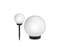 Solar Jardín Lámpara Independiente Bola 15x15x48cm, Blanco GB121