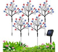 Solar Landscape Lighting, 5 Piece Waterproof Decoration, Auto On Off Garden Lamps, Outdoor Pathway Illumination Set, Nighttime Accent Lights for Yard, Driveway, Backyard, Homeowners, Landscapers