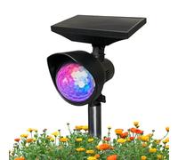 Solar Landscape Spotlights - Outdoor Waterproof Solar Decoration Lamp for Garden Pathway Yard | Adjustable LED Light with Auto On/Off, Solars Outdoor Spotlight for Wall Fence Lawn Lighting