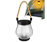 Solar Lantern - Flickering Flame LED Outdoor Light for Patio, Garden, Yard, Weatherproof Waterproof Sturdy with Easy Installation, Decorative Lamp for Driveway, Pathway, Backyard, Camping