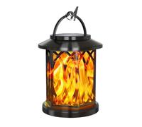 Solar Lanterns Waterproof, Weather-Resistant Hanging Pathway Lights, Decorative Garden Lamp Set, Sturdy Solar Landscape Lighting, for Backyard, Walkway, Porch, Deck, Fence, Yard