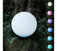Solar-Led-Gartenleuchte Bola 30cm Luminosa Jardín Cambiador de Color Decoración