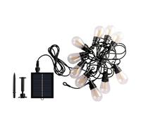 Solar LED String Lights, Outdoor Waterproof Lighting, 8 Light Mode Selection, Energy Saving Panel Design, Romantic Lights for Garden Wedding, Christmas, Backyard, Party, Home, Rubber Wire
