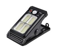 Solar Lights Outdoor - 6,30 pulgadas impermeable LED clip Lighting | Solar Fence Clip On Lights 300LM ABS Material Energy Efficient Motion Sensor - for Walkway Courtyards Backyard Terrace