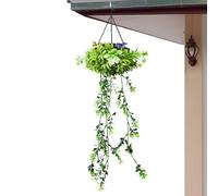Solar Lights Outdoor - Artificial Vine LED String Lantern 20x75cm Solar Powered Decorative Plant Light | Realistic PP ABS Iron Garden Fence Balcony Porch Patio Backyard Terrace