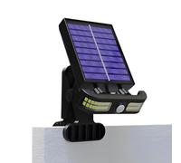 Solar Lights Outdoor - Solar Gutter Lights | Impermeable Clip Solars Light For Outside, Clip Solars Yard Light For Outdoor, Linterna de iluminación con sensor de movimiento Fors Garden Lawn Balcony