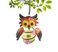 Solar Lights Outdoor - Waterproof Metal Owl Lantern | Hanging Solar Powered Garden Decoration, Portable Decorative Light For Patio Yard Backyard Porch Deck Balcony Fence Camping