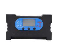 Solar Management Device with HD Display | Dual USB & Type - C Fast Charging | 12V / 24V Auto Recognition for Lithium & LFP Batteries | Multi - Protection Solar Regulator (20A)