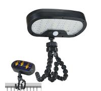 Solar Motion Sensor Lights - Waterproof Outdoor Security Lamp With Flexible Octopus Tripod Stand | Bright LED Fence, Patio, Garden, Deck, Yard, Balcony, Porch, Camping, Terrace Illumination, Activated