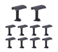 Solar Mounting Brackets - 10 Piece Photovoltaic Panel Clamping, 30mm Support Kit | Aluminum Fixing Hardware For Secure Installation Structure Farm Residential Industrial Solar Panel Setup