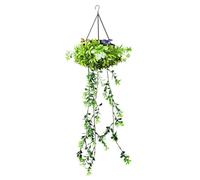 Solar Outdoor Lights, LED Vine String Lamp, Artificial Flower Fairy Light, Garden Decor Illumination, for Balcony Porch Patio Fence Backyard Garden Terrace Landscape Apartment Outdoor Decoration