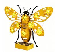 Solar Outdoor Wall Lights, Automatic Lighting Function, 25x23cm Weatherproof for All Season Use, Metal Art Decorative Design, Garden Lighting Fixture, Ideal for Yard Porch Fence Pathway Balcony Decor
