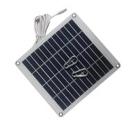 Solar Panel Charger - 50W 12V Type C Waterproof Power Bank Solar Panel Charger | Camping Gear Security Monitoring Ṕanel Śolar P̀anel Çharger, Farm Hiking Outdoor RV Travel Storm Blackout Road Trip Ad
