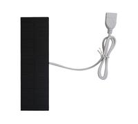 Solar Panel Charger, Off Grid Outdoor Energy Supply, 5,83 x 1,77 pulgadas, ligero y compacto, Mobile Device Booster for Travel, Hiking, Survival Kits, Campsite Packing, and Remote